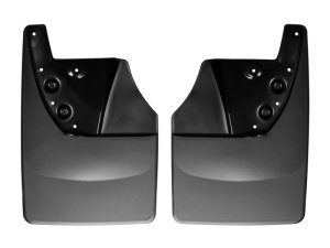 Toyota Tundra Mud Flaps - WeatherTech - No-Drill DigitalFit - Black - `14-`27