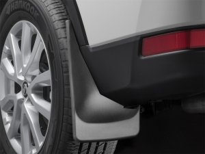 Nissan Rogue Mud Flaps - Rear - WeatherTech - No-Drill DigitalFit - Black - `14-`27