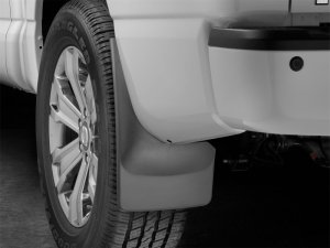 Nissan Titan Mud Flaps - WeatherTech - No-Drill DigitalFit - Black - `17-`27