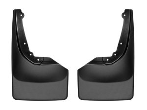 Nissan Titan Mud Flaps - WeatherTech - No-Drill DigitalFit - Black - `17-`27