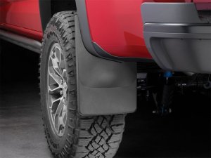 Chevrolet Colorado Mud Flap - WeatherTech - No-Drill DigitalFit - Black - `17-`27