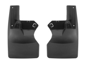 Ford Gladiator Mud Flaps - WeatherTech - No-Drill DigitalFit - Black - `20-`27