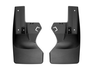 Jeep Gladiator Mud Flaps - WeatherTech - No-Drill DigitalFit - Black - `20-`27