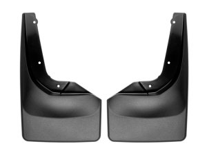 Nissan Titan Mud Flaps - WeatherTech - No-Drill DigitalFit - Black - `17-`27