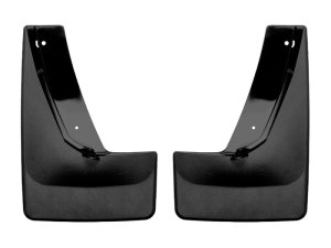 Chevrolet Suburban Mud Flaps - Rear - WeatherTech - No-Drill DigitalFit - Black - `21-`27