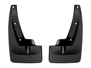 Kia Sportage Mud Flaps - WeatherTech - No-Drill DigitalFit - Black - `17-`27