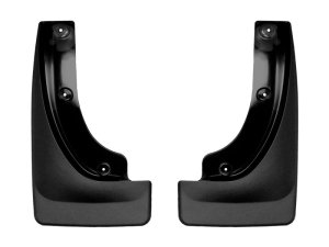 Jeep Grand Cherokee L Mud Flaps - WeatherTech - No-Drill DigitalFit - Black - `21-`27 Jeep Grand Cherokee L Mud Flaps - WeatherTech - No-Drill DigitalFit - Black - `21-`27