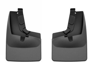 Ford Ranger Mud Flaps - Rear - WeatherTech - No-Drill DigitalFit - Black - `21-`23
