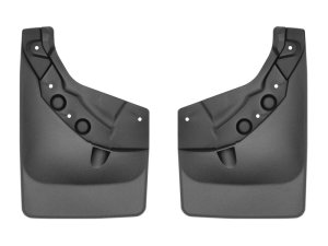 Toyota Tacoma Mud Flaps - Rear - WeatherTech - No-Drill DigitalFit - Black - `24-`25 Toyota Tacoma Mud Flaps - Rear - WeatherTech - No-Drill DigitalFit - Black - `24-`25