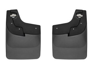 Chevrolet Colorado Mud Flaps - Rear - WeatherTech - No-Drill DigitalFit - Black - `23-`24