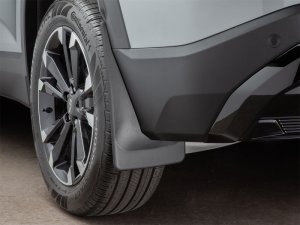 Chevrolet Equinox Mud Flaps - Rear - WeatherTech - No-Drill DigitalFit - Black - 2025+