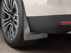 BMW X3 Mud Flap - Rear - WeatherTech - No-Drill DigitalFit® - Black - `25-`26