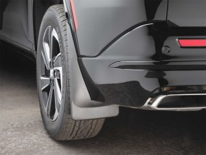 Buick Enclave Mud Flaps - Rear - WeatherTech - No-Drill DigitalFit - Black - `25-`26
