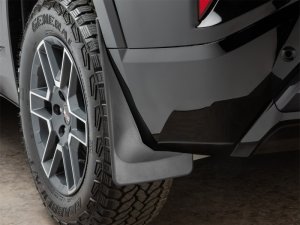 GMC Terrain Mud Flaps - Rear - WeatherTech - No-Drill DigitalFit - Black - `25-`26