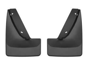Cadillac Escalade Mud Flaps - Rear - WeatherTech - No-Drill DigitalFit - Black - `25-`26 Cadillac Escalade Mud Flaps - Rear - WeatherTech - No-Drill DigitalFit - Black - `25-`26