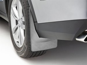 Acura MDX Mud Flaps - Rear - WeatherTech - No-Drill DigitalFit - Black - `25-`26