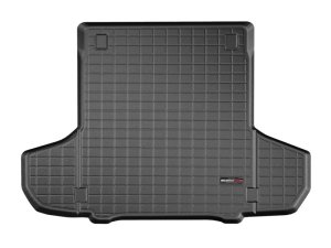 Porsche Panamera Cargo Liner - Behind 2nd Row Seating - WeatherTech - Designated Trim Required for Cargo Nets - Black - `17-`27