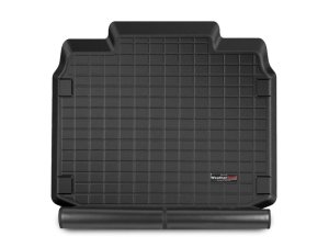 Audi A5 Cargo Liner w/Bumper Protector - WeatherTech - Raised Lip, Textured Finish - Black - `18-`27