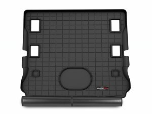 Jeep Wrangler JK Cargo Liner - WeatherTech - WeatherTech w/ Bumper Protector - Black - `18-`27