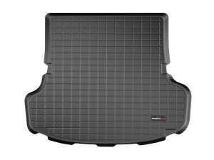 Kia Stinger Cargo Liner - WeatherTech - Raised Lip, Textured Finish - Black - `18-`27