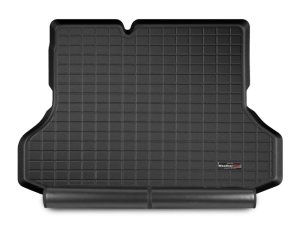 Kia Stinger Cargo Liner w/Bumper Protector - Behind 2nd Row Seating - WeatherTech - Black - `18-`27