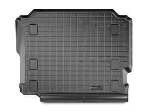 Jeep Wrangler Unlimited Cargo Liner - Behind 2nd Row Seating - WeatherTech - Cargo Liner w/Bumper Protector - Black - `18-`27