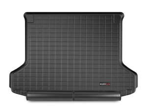 Infiniti QX50 Cargo Liner - Behind 2nd Row Seating - WeatherTech - Cargo Liner w/Bumper Protector - Black - `19-`27