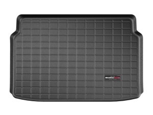Ford EcoSport Cargo Liner - Rear - WeatherTech - Fits w/ Adjustable Cargo Floor in Middle - Black - `18-`27