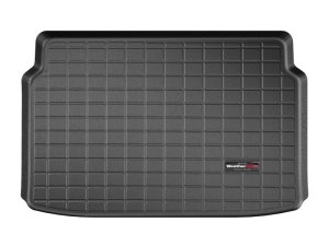 Ford EcoSport Cargo Liner - Rear - WeatherTech - Fits w/ Adjustable Cargo Floor in Middle - Black - `18-`27