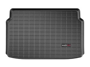 Ford EcoSport Cargo Liner - Rear - WeatherTech - Fits w/ Adjustable Cargo Floor in Middle - Black - `18-`27
