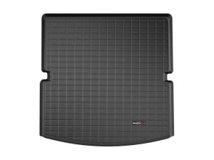 Cadillac XT6 Cargo Liner - Behind 2nd Row Seating - WeatherTech - Raised Lip, Textured Finish - Black - `20-`27