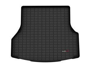 Genesis G80 Cargo Liner - WeatherTech - Raised Lip, Textured Finish - Black - `21-`27