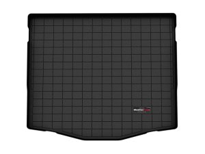 Ford Mustang Mach-E Cargo Liner - Rear - WeatherTech - Raised Lip, Textured Finish - Black - `21-`27