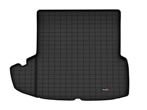 Tesla Model S Cargo Liner - Trunk - WeatherTech - Raised Lip, Textured Finish - Black - `21-`27