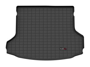 Genesis GV70 Cargo Liner - Behind 2nd Row Seating - WeatherTech - Raised Lip - Black - `22-`27