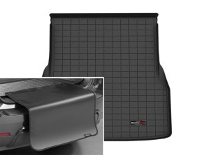 Mercedes-Benz EQS Cargo Liner with Bumper Protector - WeatherTech - Black - `22-`25