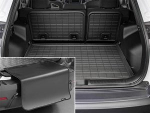 Cadillac Escalade Cargo Liner - WeatherTech - SeatBack Cargo Liner HP w/Bumper Protector - Black - `21-`26 Cadillac Escalade Cargo Liner - WeatherTech - SeatBack Cargo Liner HP w/Bumper Protector - Black - `21-`26