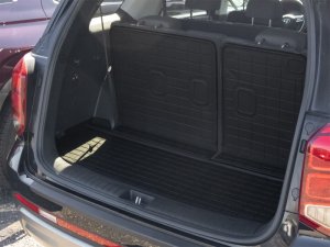 Hyundai Palisade Cargo Liner - Behind 2nd Row Seating - WeatherTech - SeatBack Cargo Liner HP - Black - `20-`25