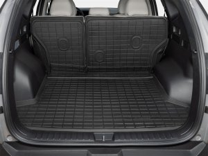 Hyundai Tucson Cargo Floor Liner - Behind 2nd Row Seating - WeatherTech - SeatBack Cargo Liner HP - Black - `22-`26