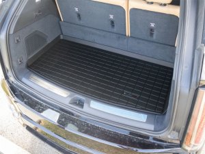Cadillac Escalade IQ Cargo Liner - Behind 2nd Row - WeatherTech - Black - `25-`26 Cadillac Escalade IQ Cargo Liner - Behind 2nd Row - WeatherTech - Black - `25-`26