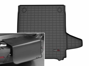 Porsche Panamera Cargo Liner - Cargo Area - WeatherTech - w/Bumper Protector - Black - `25-`26 Porsche Panamera Cargo Liner - Cargo Area - WeatherTech - w/Bumper Protector - Black - `25-`26