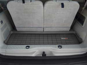 Ford Explorer Cargo Liner - WeatherTech - Raised Lip, Textured Finish - Black - `06-`10