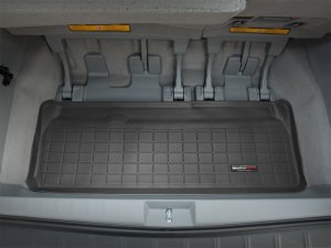 Toyota Sienna Cargo Liner - Rear - WeatherTech - Raised Lip + Textured Finish - Black - `11-`27