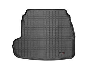 Hyundai Sonata Cargo Liner - Rear - WeatherTech - Raised Lip, Textured Finish - Black - `11-`27