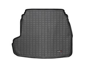 Hyundai Sonata Cargo Liner - Rear - WeatherTech - Raised Lip, Textured Finish - Black - `11-`27