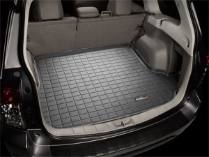 Audi S4 Cargo Liner - WeatherTech - Raised Lip - Black - `09-`13