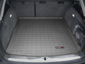 Audi S4 Cargo Liner - WeatherTech - Raised Lip - Black - `09-`13