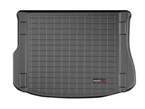 Land Rover Range Rover Evoque Cargo Liner - Rear - WeatherTech - 5-Door, Behind 2nd Row Seating; Trim required to use optional rail cargo system - Black - `12-`27 Land Rover Range Rover Evoque Cargo Liner - Rear - WeatherTech - 5-Door, Behind 2nd Row Seating; Trim required to use optional rail cargo system - Black - `12-`27