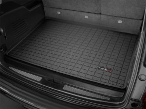 GMC Yukon XL Cargo Liner - WeatherTech - Raised Lip, Textured Finish - Black - `15-`27 GMC Yukon XL Cargo Liner - WeatherTech - Raised Lip, Textured Finish - Black - `15-`27