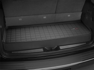 Cadillac Escalade Cargo Liner - WeatherTech - Raised Lip, Textured Finish - Black - `15-`27